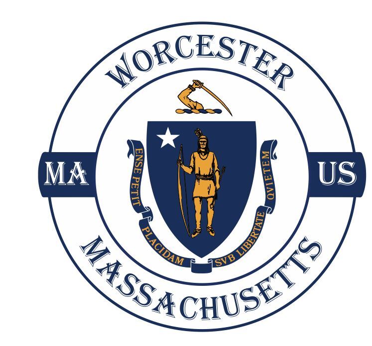 Worcester Massachusetts Sticker Decal A583