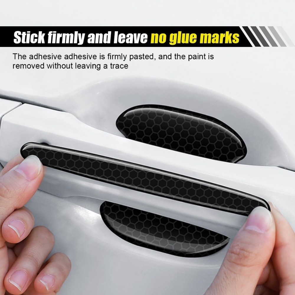 8PCS Car Door Handle Scratch Protector Film Anti-Scratch Paint Protection Cover