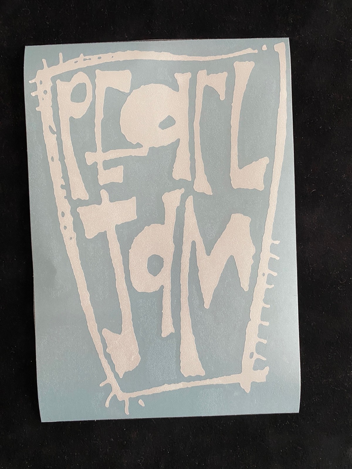 Pearl Jam Vault Crate Logo 8" Vinyl Transfer Window Sticker – Pick Color