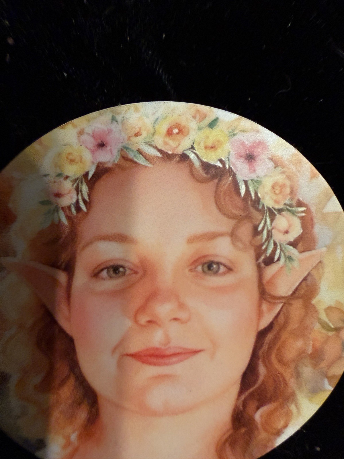 vinyl sticker “The Face Of Magic” Digitally Enhanced Photo By Sheila Lofgreen