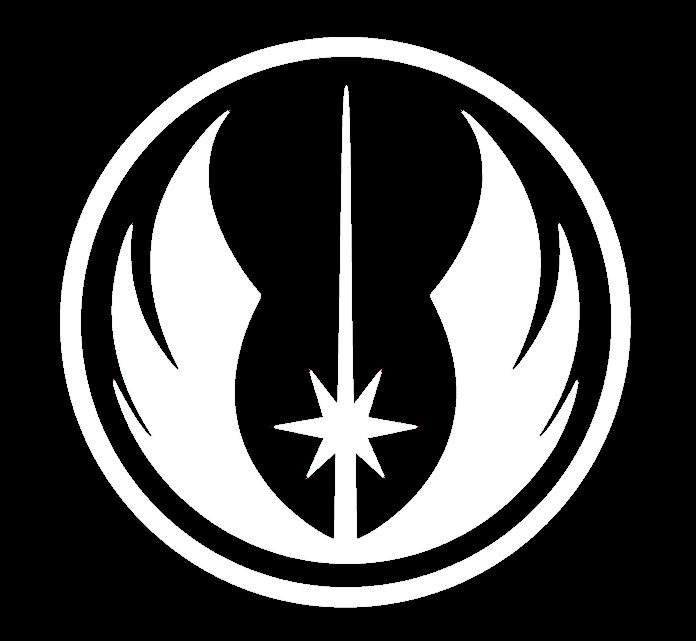 JEDI ORDER INSIGNIA, STAR WARS, Decal Stickers for Cars, Laptops, Tablets