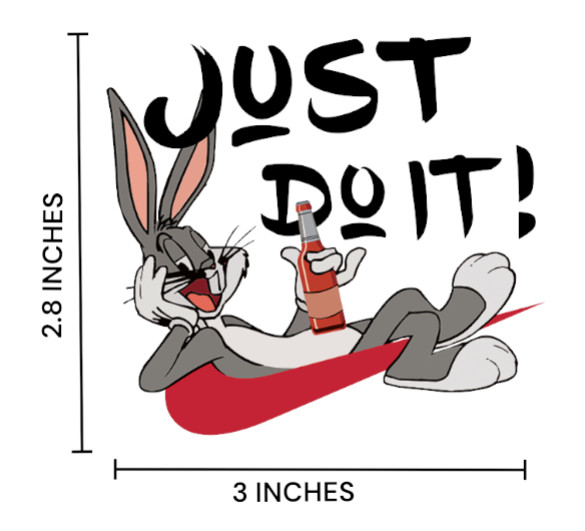 Bunny Stickers Sublimation DIY Stickers for T-shirts Hats Jackets Bags Crafting