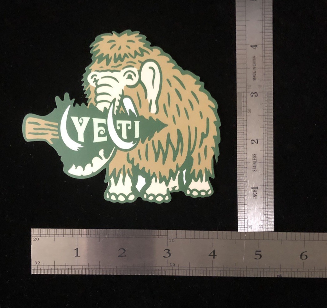 Rare Yeti Mastodon Sticker