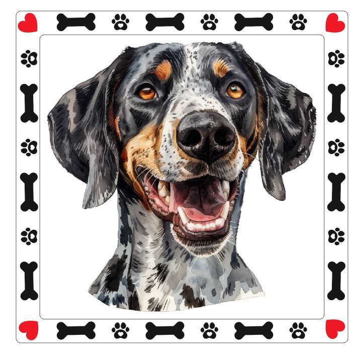American Leopard Hound Dog Stickers A201
