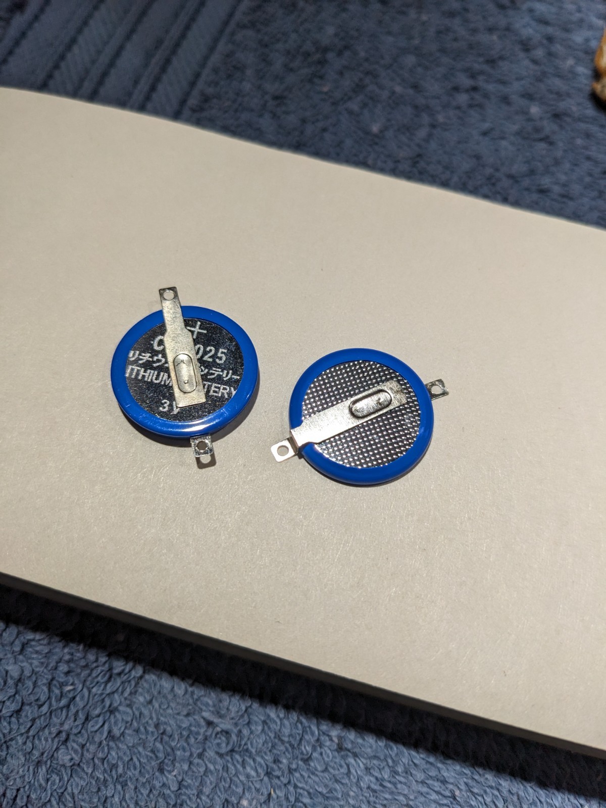 2x CR2025 Save Battery Coin With Tabs Replacement Gameboy Pokemon – US SELLER