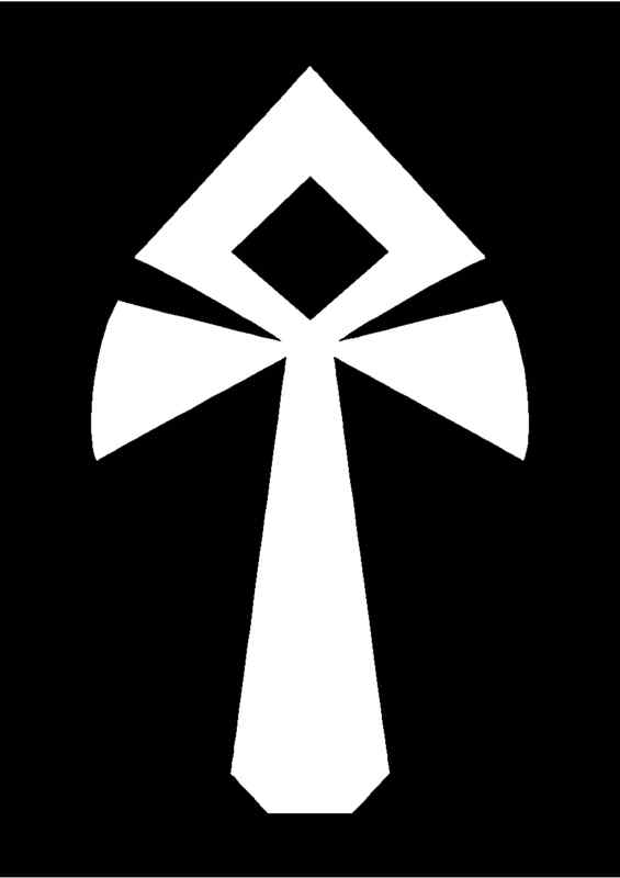 EGYPTIAN ANKH Vinyl Decal 4" x 7" (11 Colors)