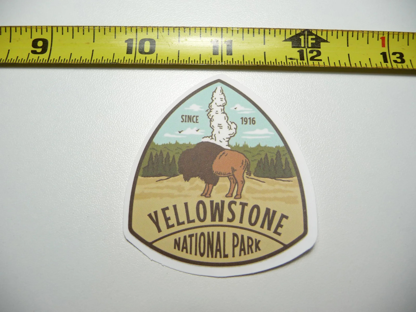 YELLOWSTONE NATIONAL PARK WYOMING #3 SMALL STICKER DECAL HIKING CAMPING NATURE