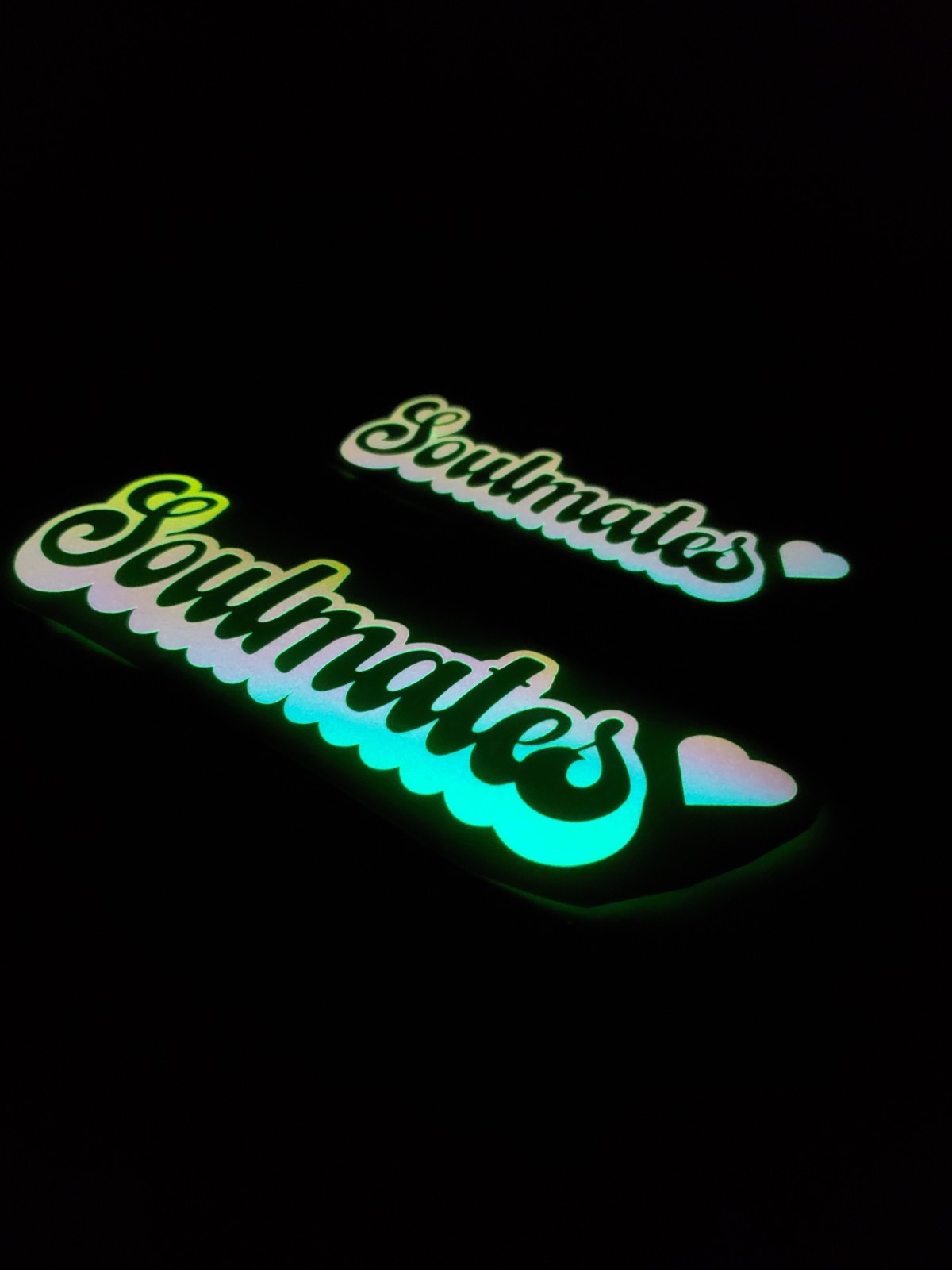 Glow In The Dark Vinyl Decals Lovely Quotes Decor Medium Size Lit Studios New