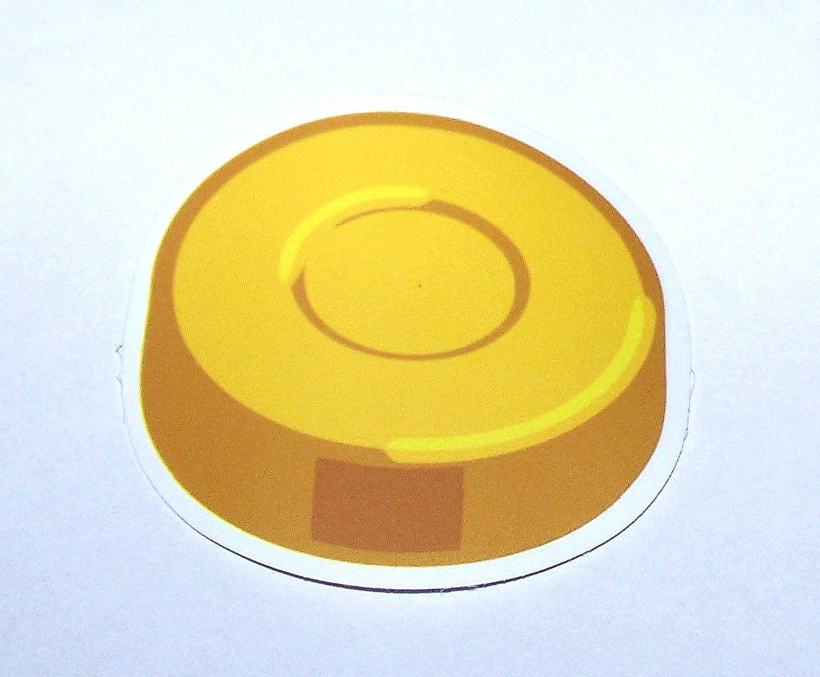 Super Mario Bros. Cut Sticker Decal Movie Nintendo Video Game Gold COIN Sticker