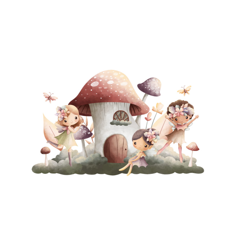 Fairy House Fridge Magnet