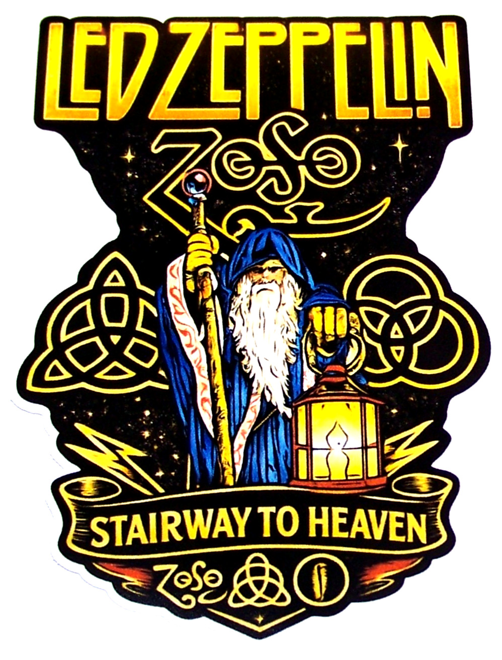 LED ZEPPELIN Die Cut LG Sticker Decal Music Band Rock Plant Bonham Led Zeppelin