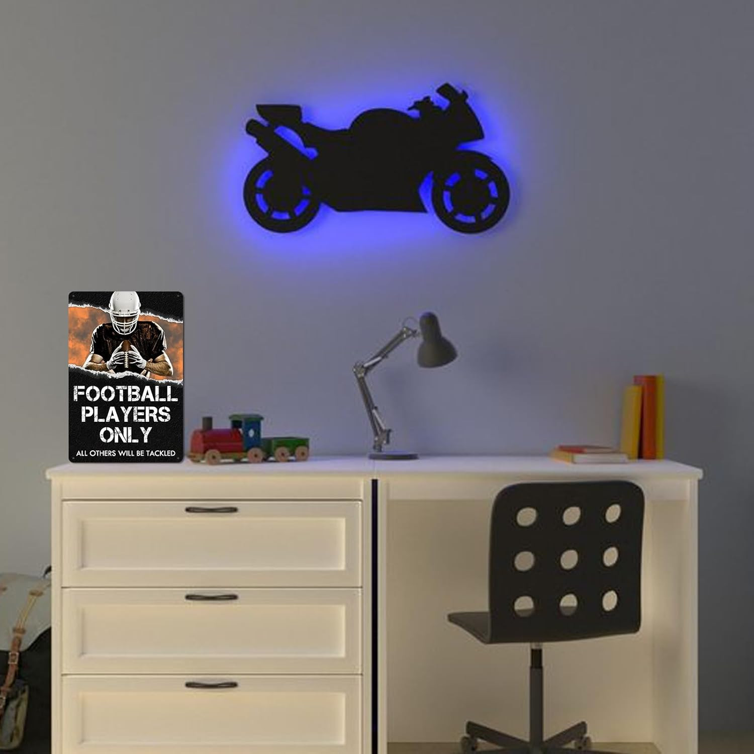 Football Wall Decor Boys Bedroom Sports Room Posters Football Gifts For Boys 8-1