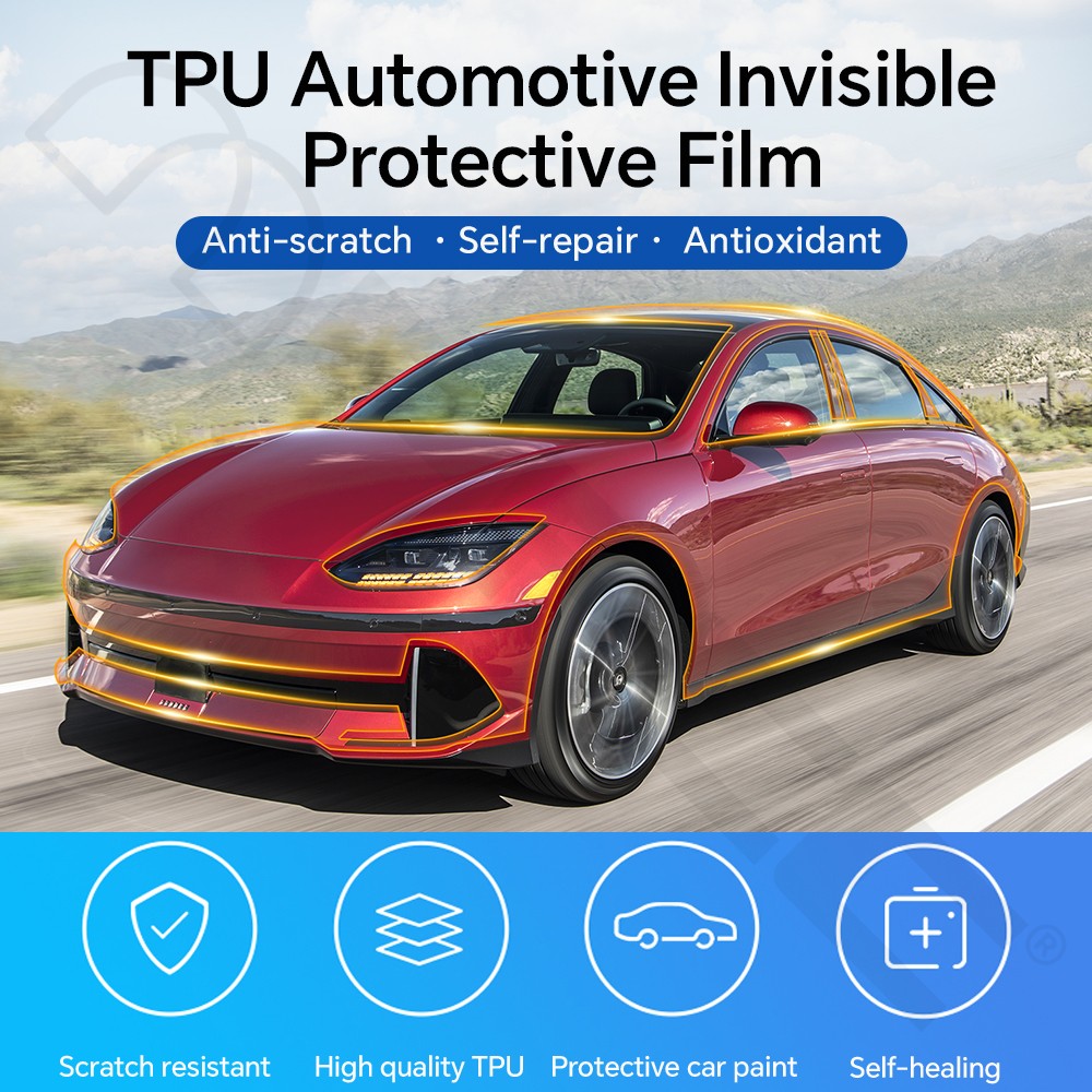 Full Car For Hyundai IONIQ 6 2023-2025 Precut Paint Protection Film Clear PPF