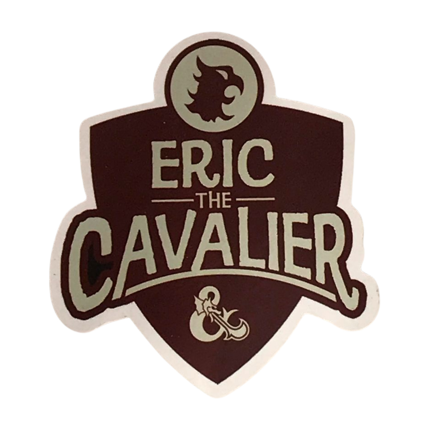 Eric the Cavalier Dungeons & Dragons Sticker