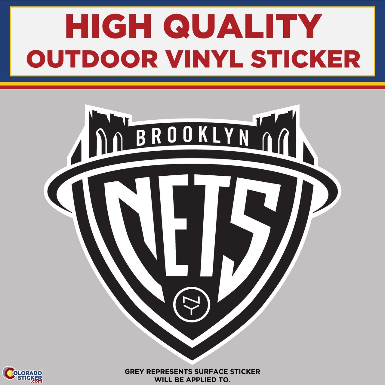Nets, High Quality Vinyl Stickers