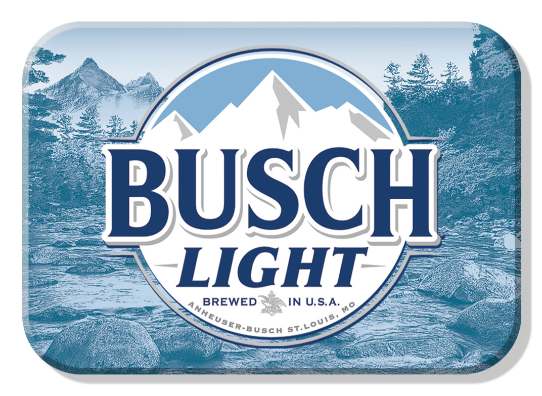 Busch Light Beer logo Sign Refrigerator Magnet Decor 2.5 x 3.5 Inch