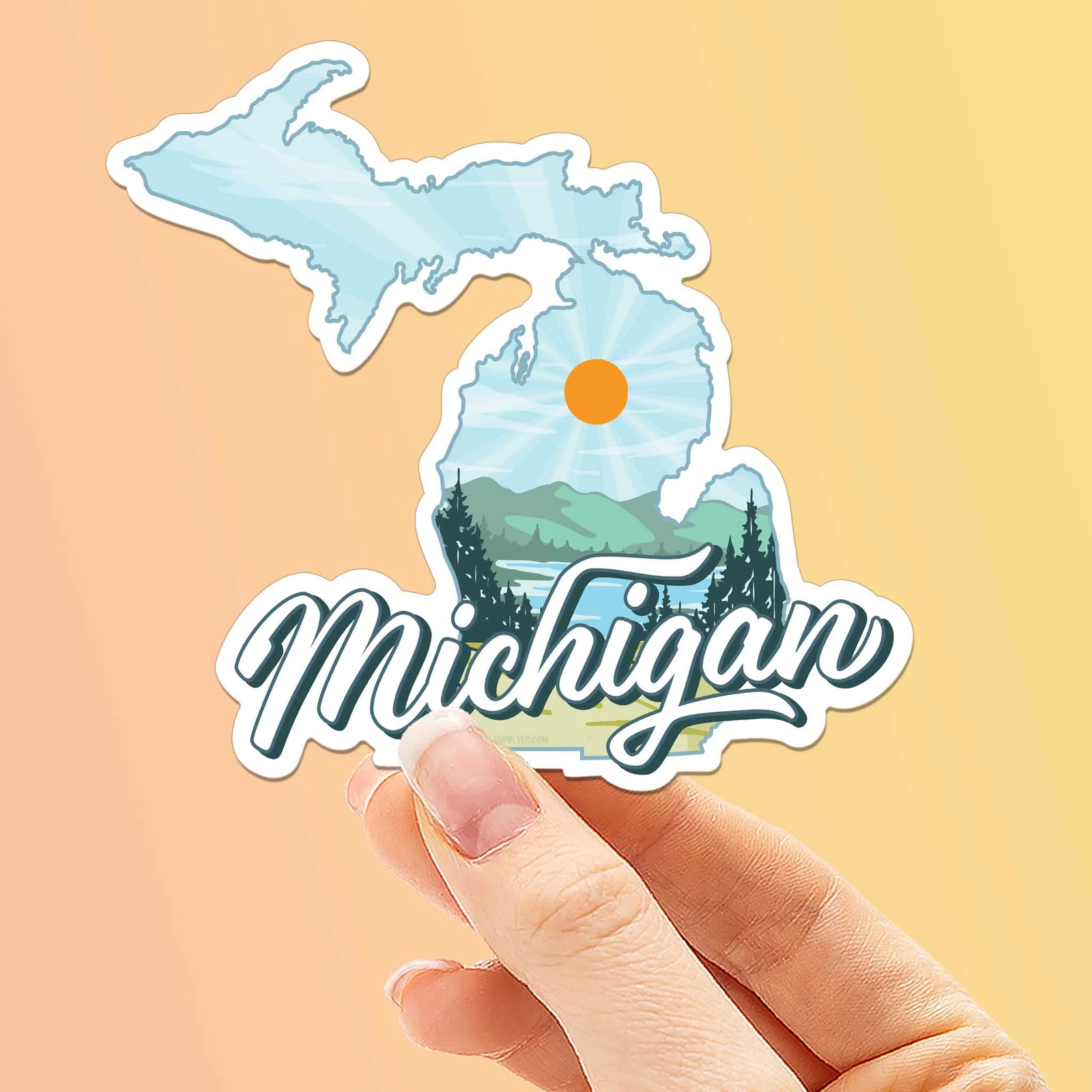 Michigan Lakes Sticker