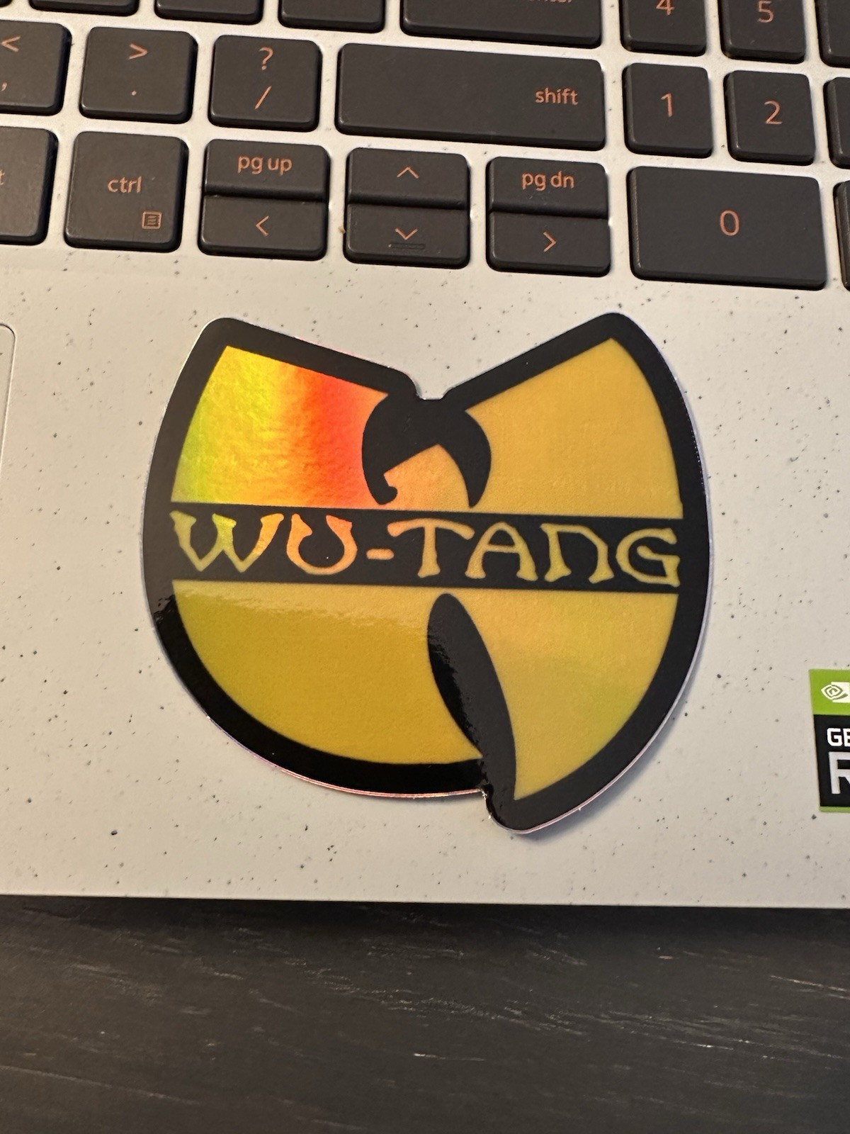 Wu-Tang Forever Sticker Yellow Holo Very High Quality Hip Hop 3”