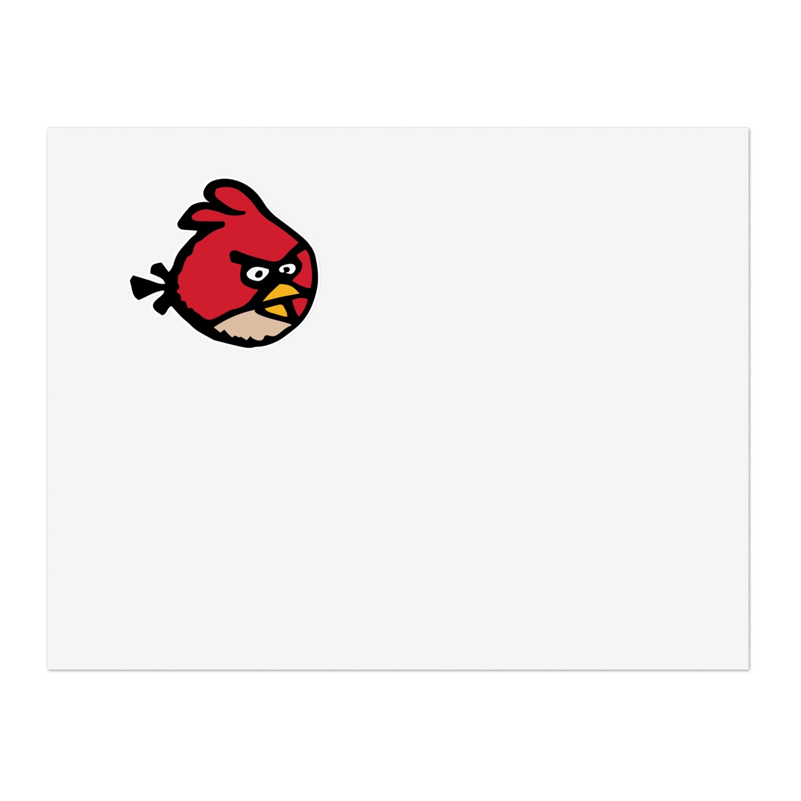 Angry Bird Legacy Logo App Sticker Sheets, Decorative Laptop Decals, Cool Phone
