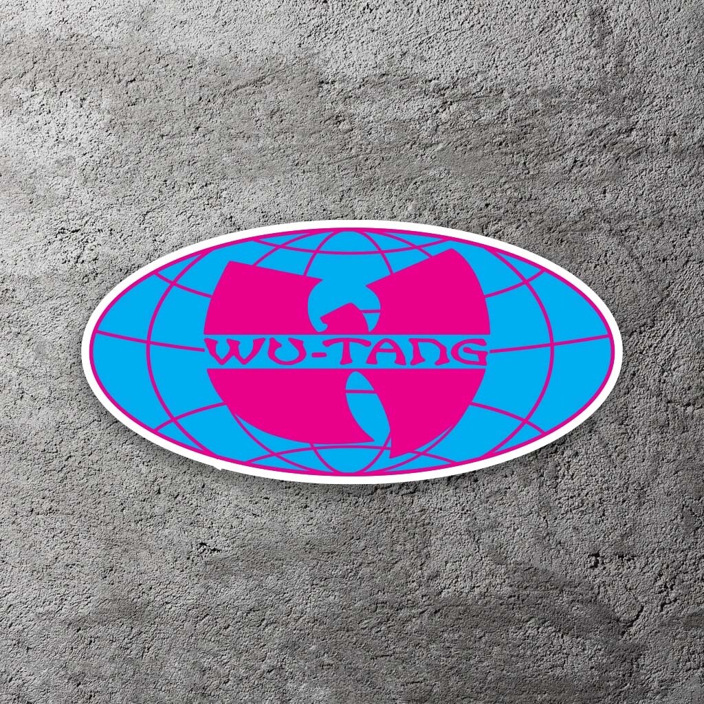 Wu-Tang Forever Neon Vinyl Sticker 5" Wide – Includes Two Stickers