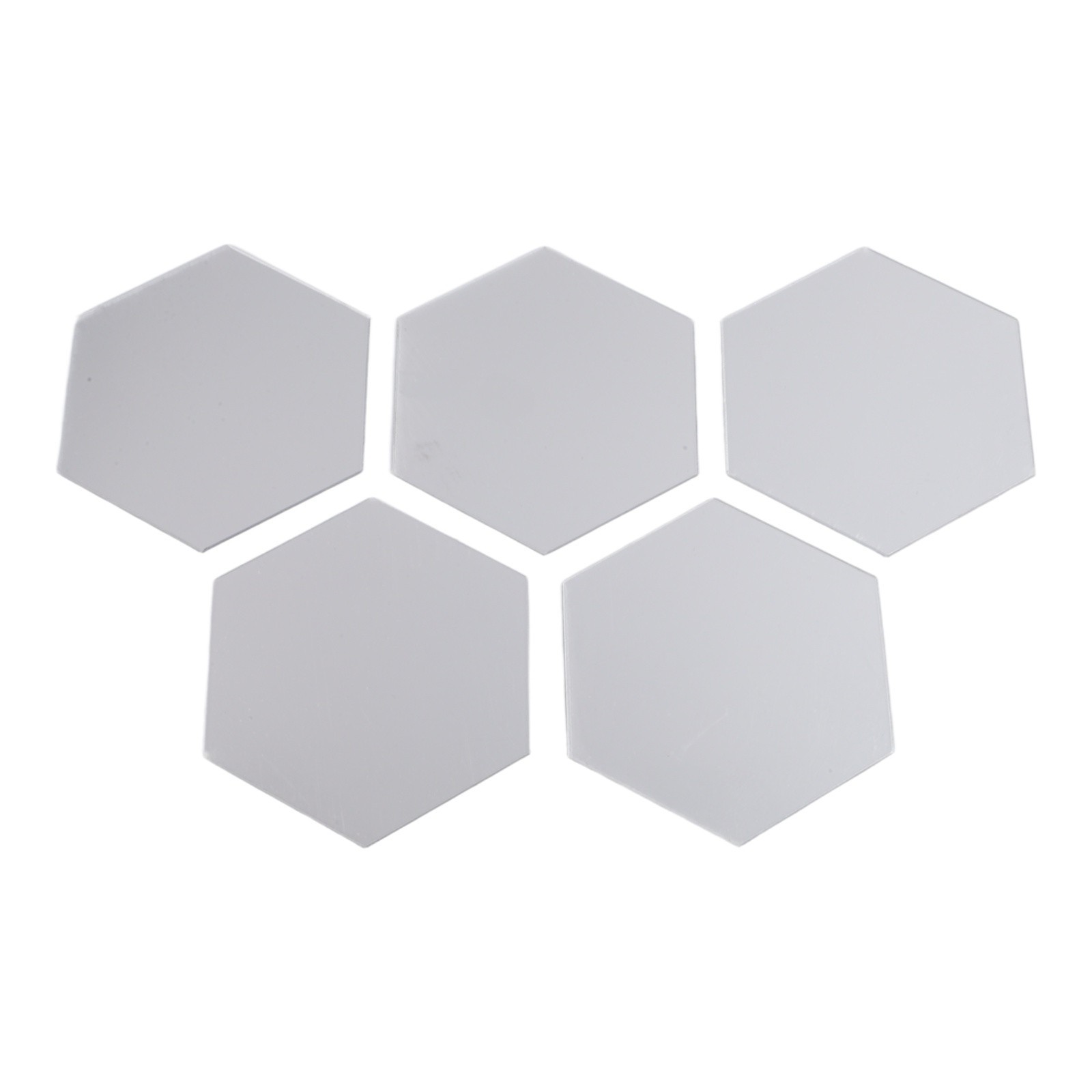 Hexagonal Mirror Wall Panels Set 32 PCS DIY Acrylic Home Wall Decoration