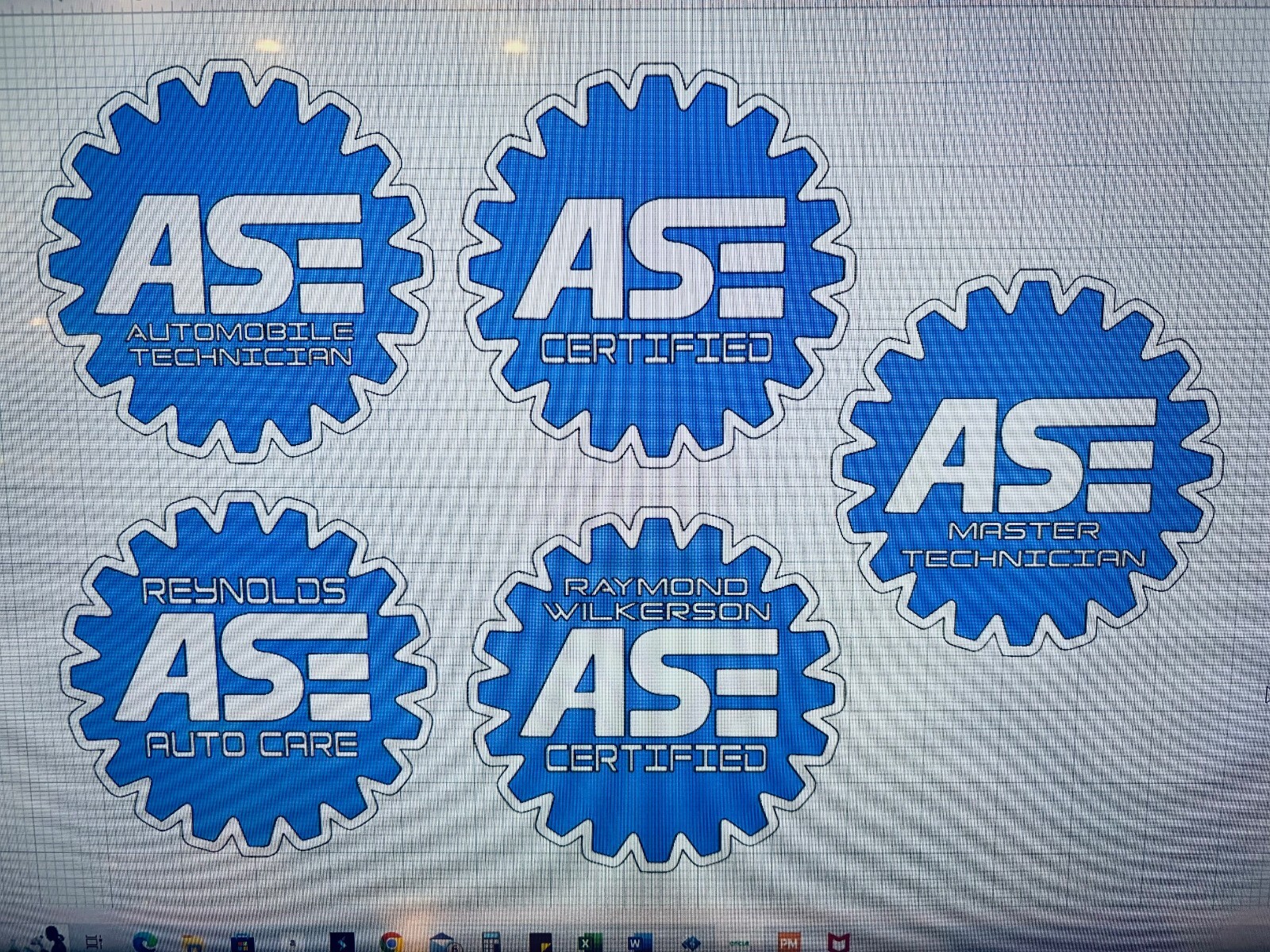 Personalized Automotive Repair Shop Vinyl Decal FREE Ship, Qty Discounts