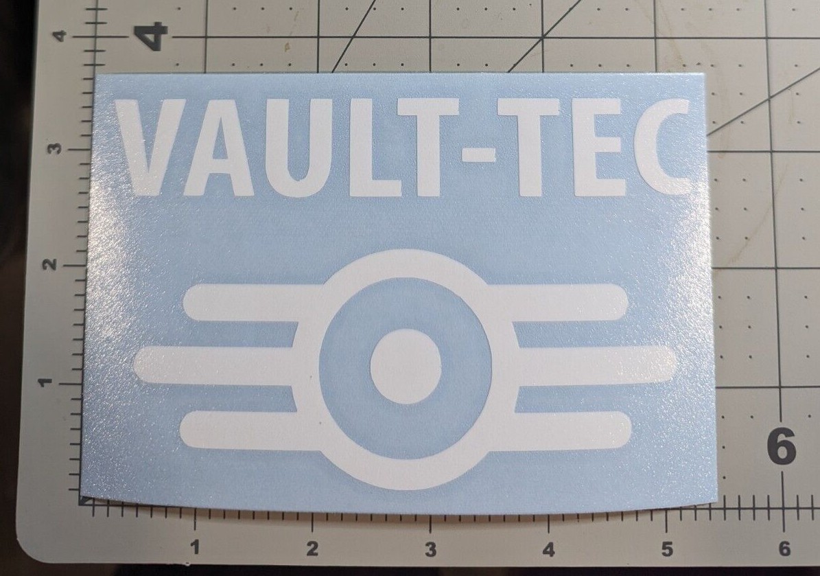 VAULT-TEC logo from Fallout video game series decal you choose color
