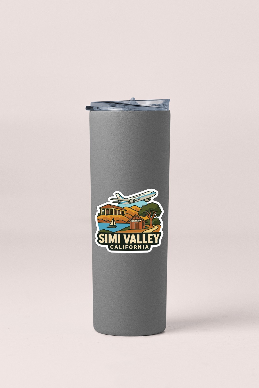 Simi Valley California Sticker Decal Vinyl Die-Cut City Skyline Landmark Design