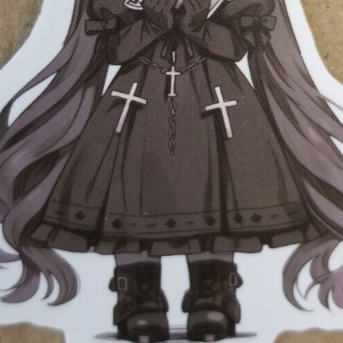 Halloween Sticker Girl Witch Vampire Gothic Cross Nun Chibi Skull Anime Manga