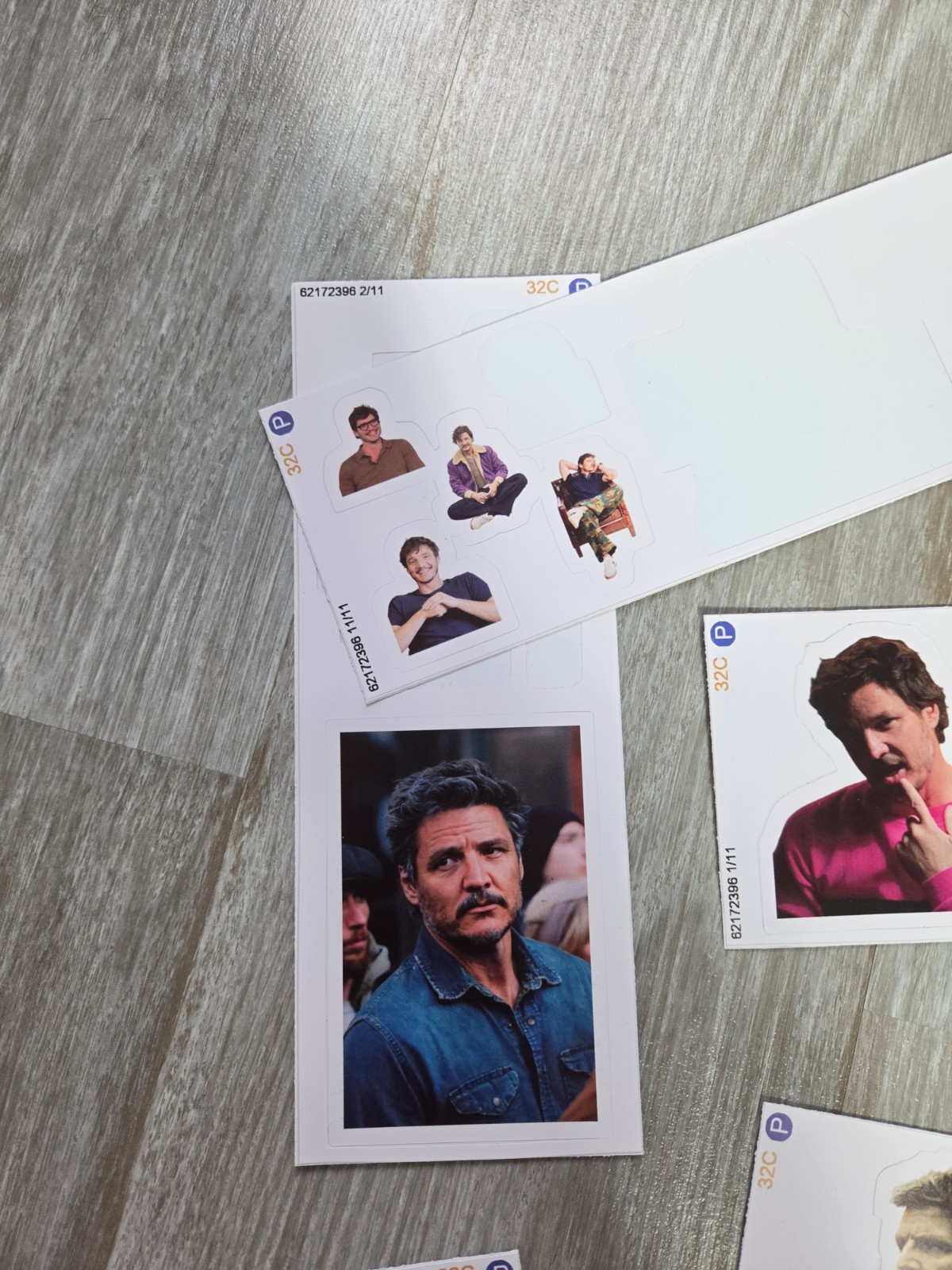 Pedro Pascal Sticker Pack Lot of 14 Vinyl Decal Meme TV Movie Character Assorted