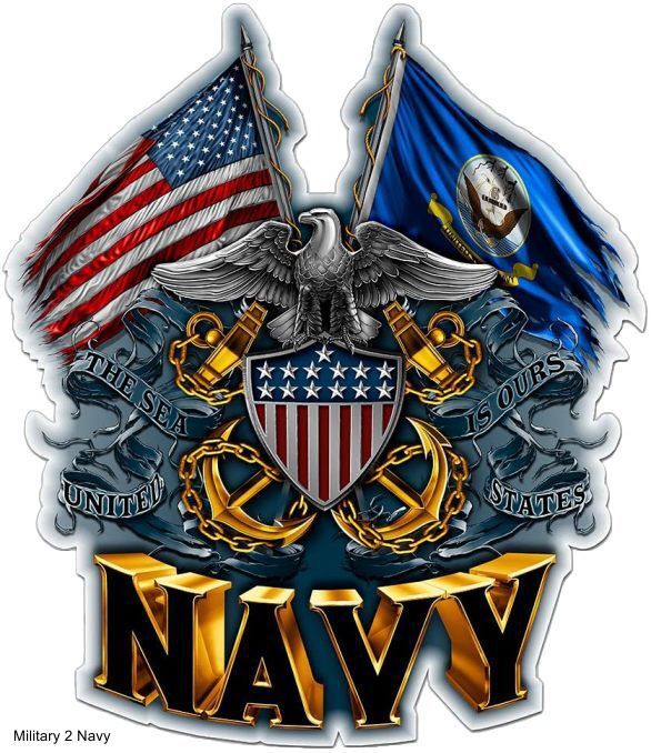 LARGE-SIZED CAR DECALS – U.S. MILITARY – 6 CHOICES