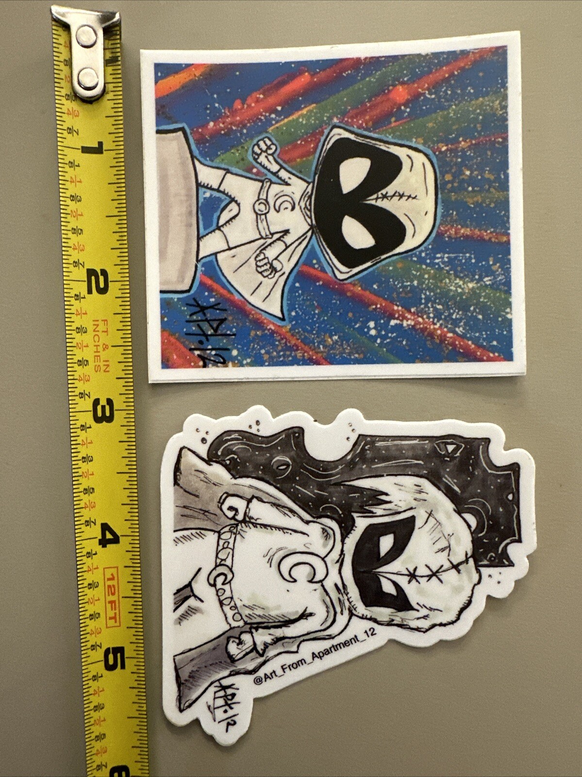 Moon Knight (Lot Of 2 Stickers/Dishwasher Safe) Homage/Art/Comic/Movie/cosplay