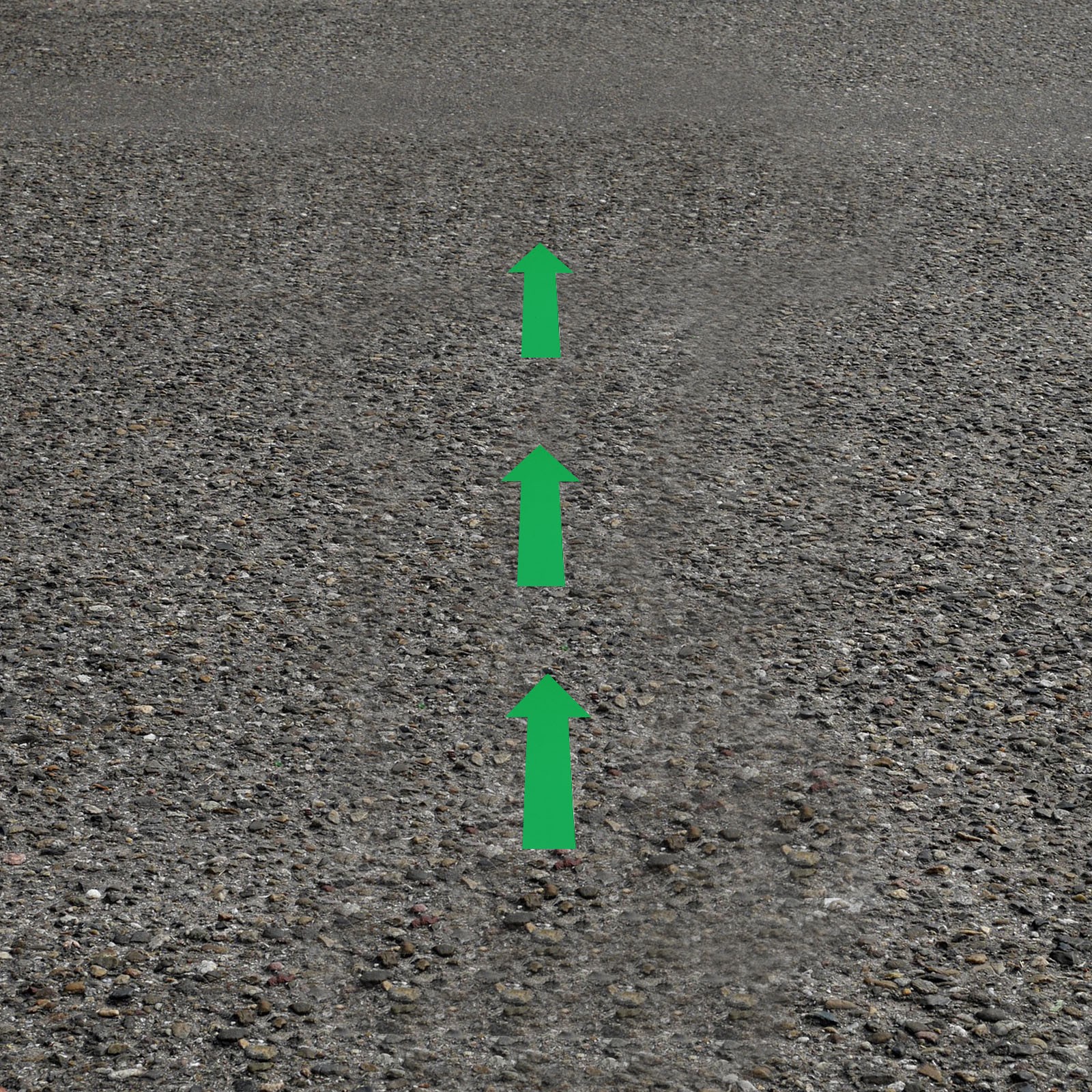 20 Pack Arrow Sticker 20x5cm PVC Removable Self Adhesive Waterproof Signs Green