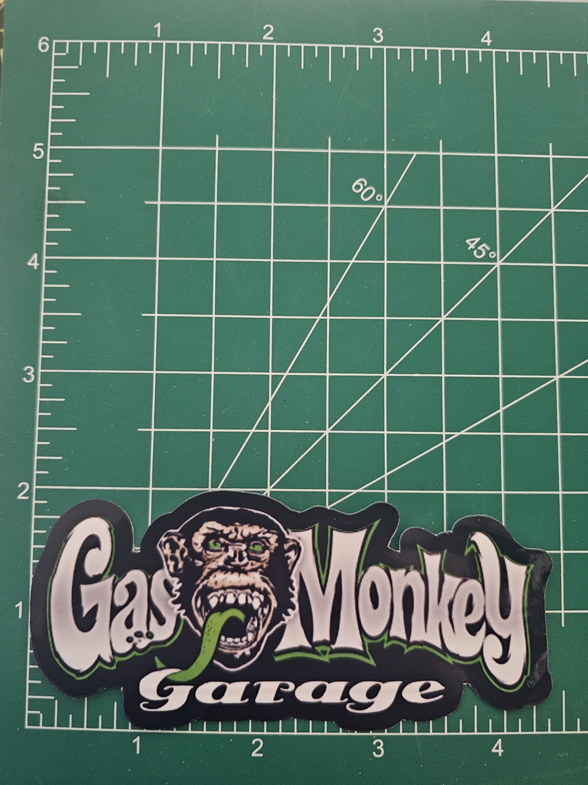 Gas Monkey Black And Green Sticker