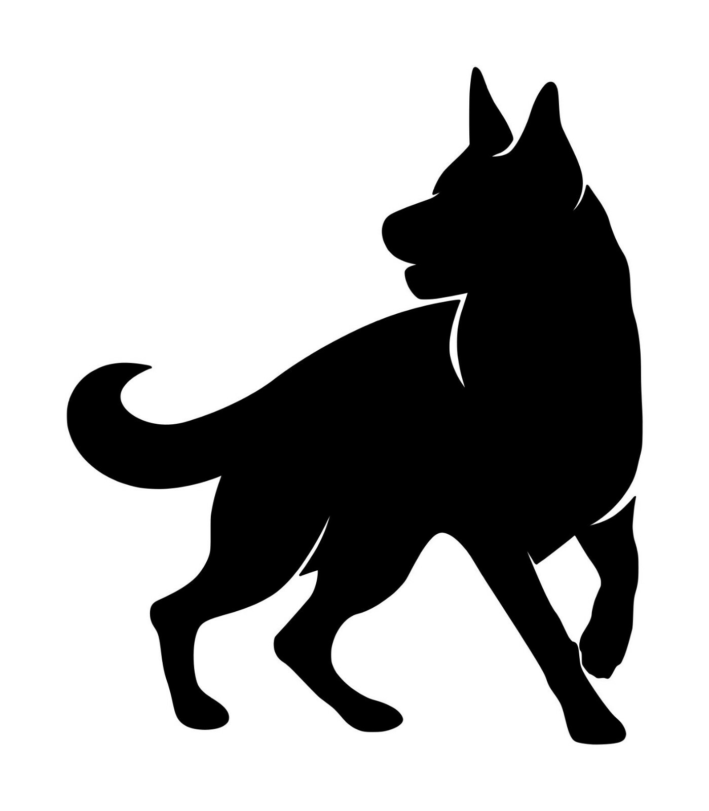 GERMAN SHEPHERD Vinyl Decal Sticker -V3- Dog GSD Puppy Alsatian K9 Canine