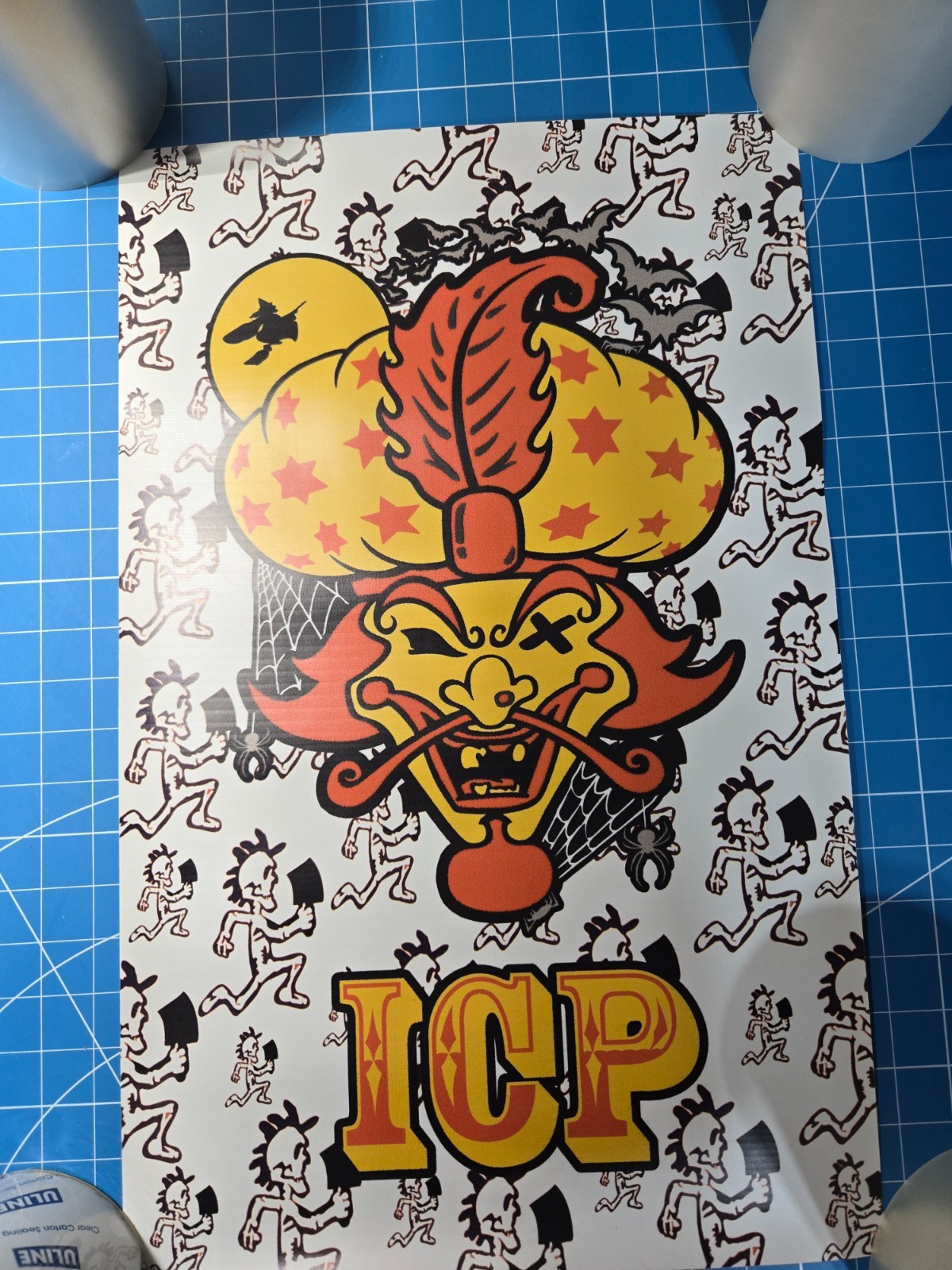 HALLOWICKED HEAVY CANVAS POSTER LOT icp insane clown posse twiztid rare 2 DOPE