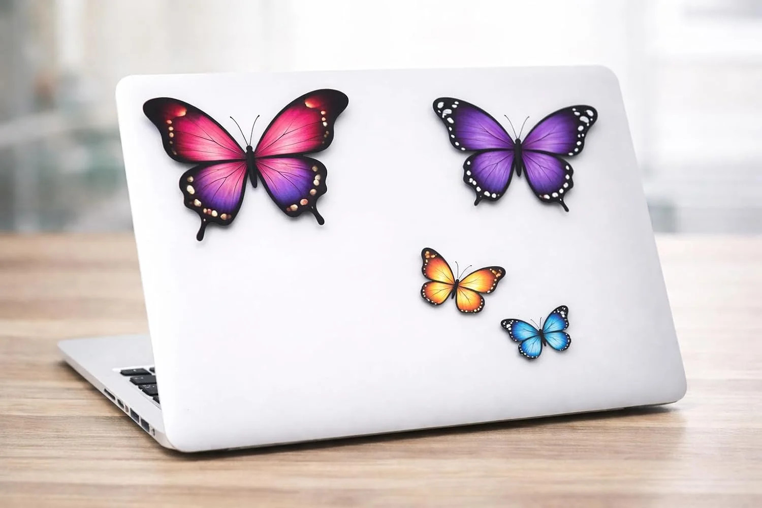 Colorful Butterfly Stickers 10 Pack – Waterproof Vinyl Decals for Laptop, Water
