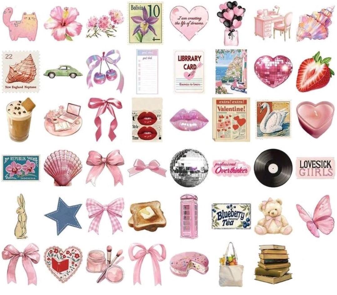 15Pcs Y2K Retro Stickers Cool Aesthetic Graffiti Waterproof Scrapbooks