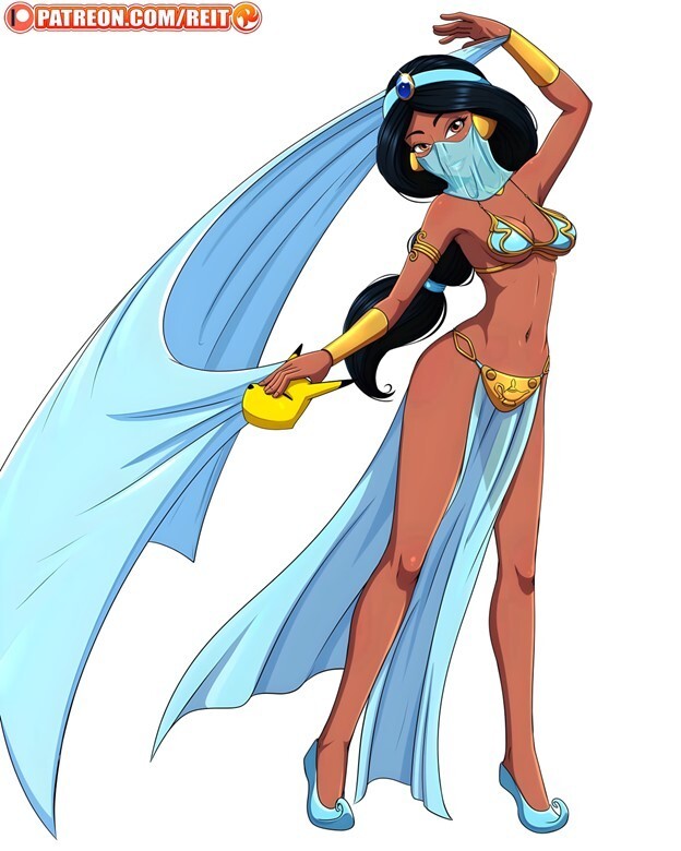 Sexy Princess Jasmine Aladdin, Adult Anime, Vinyl Die Cut Sticker