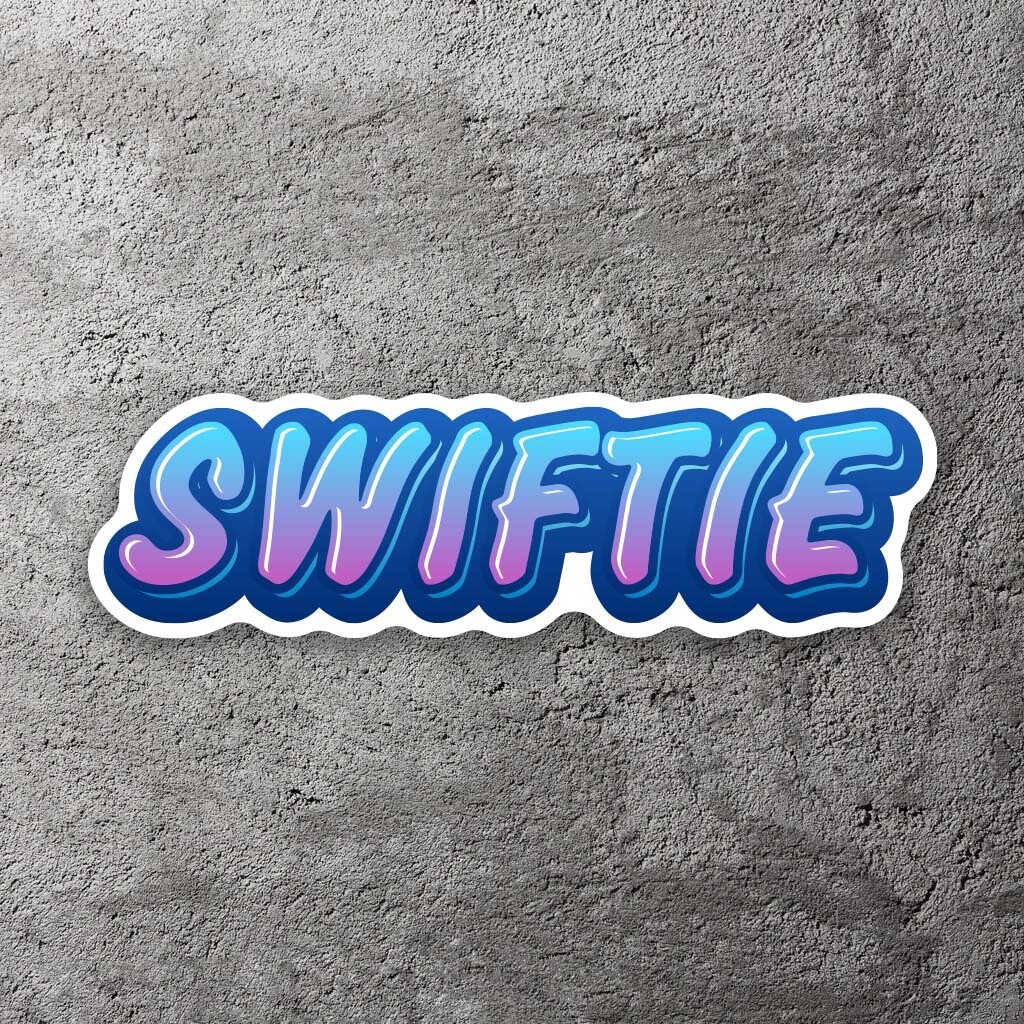 Swiftie 5" Wide Vinyl Sticker – Includes Two Stickers
