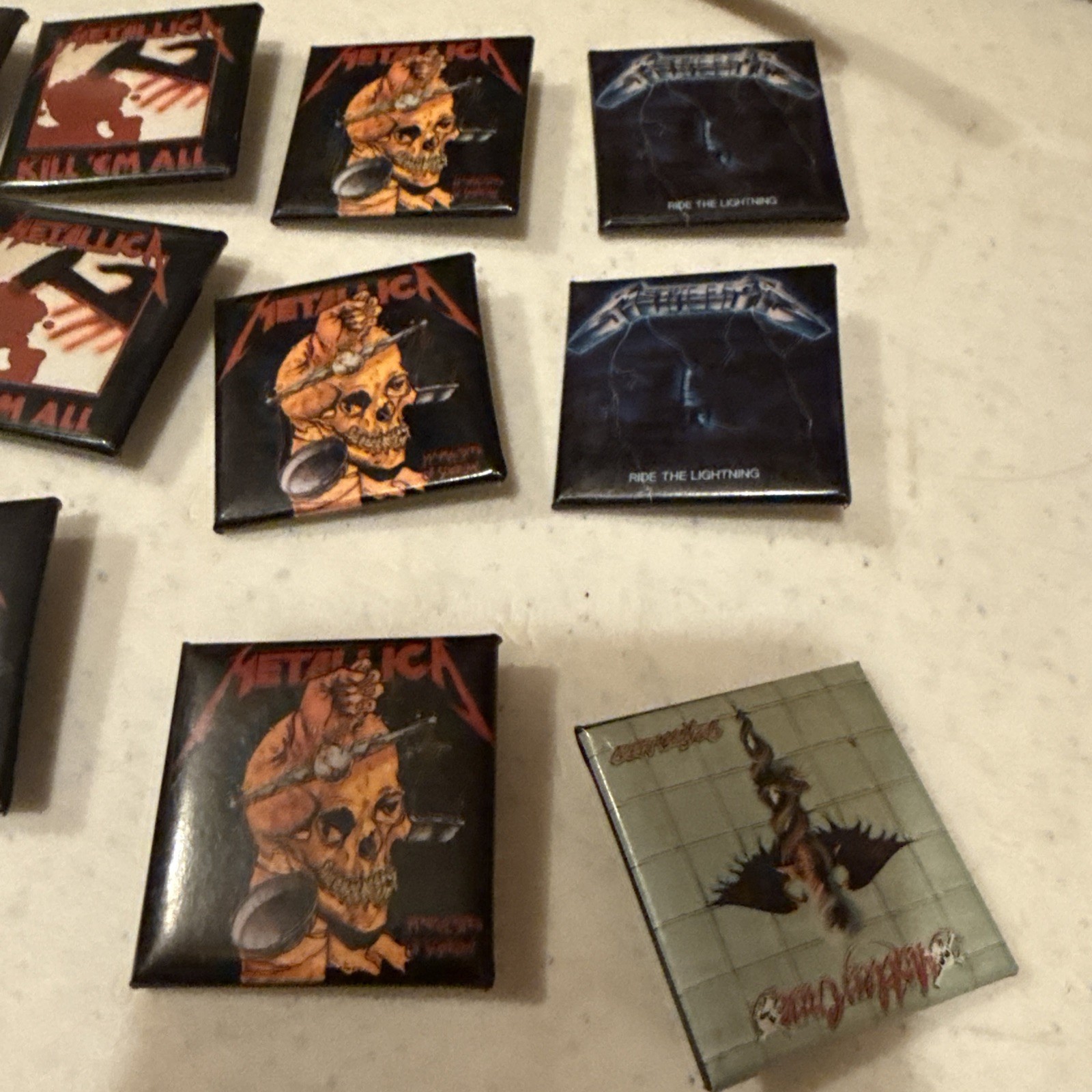 Metallica Ac/ Dc Def Leaped. Rock And Roll 1.5 Pins Choice