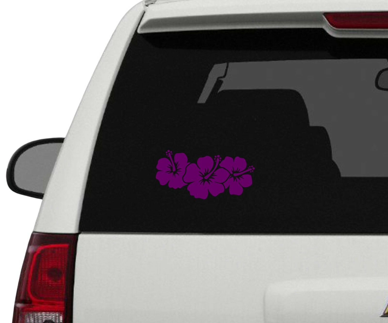 Hibiscus Vinyl Decal Sticker Car Truck SUV Window Bumper Wall Laptop Tablet
