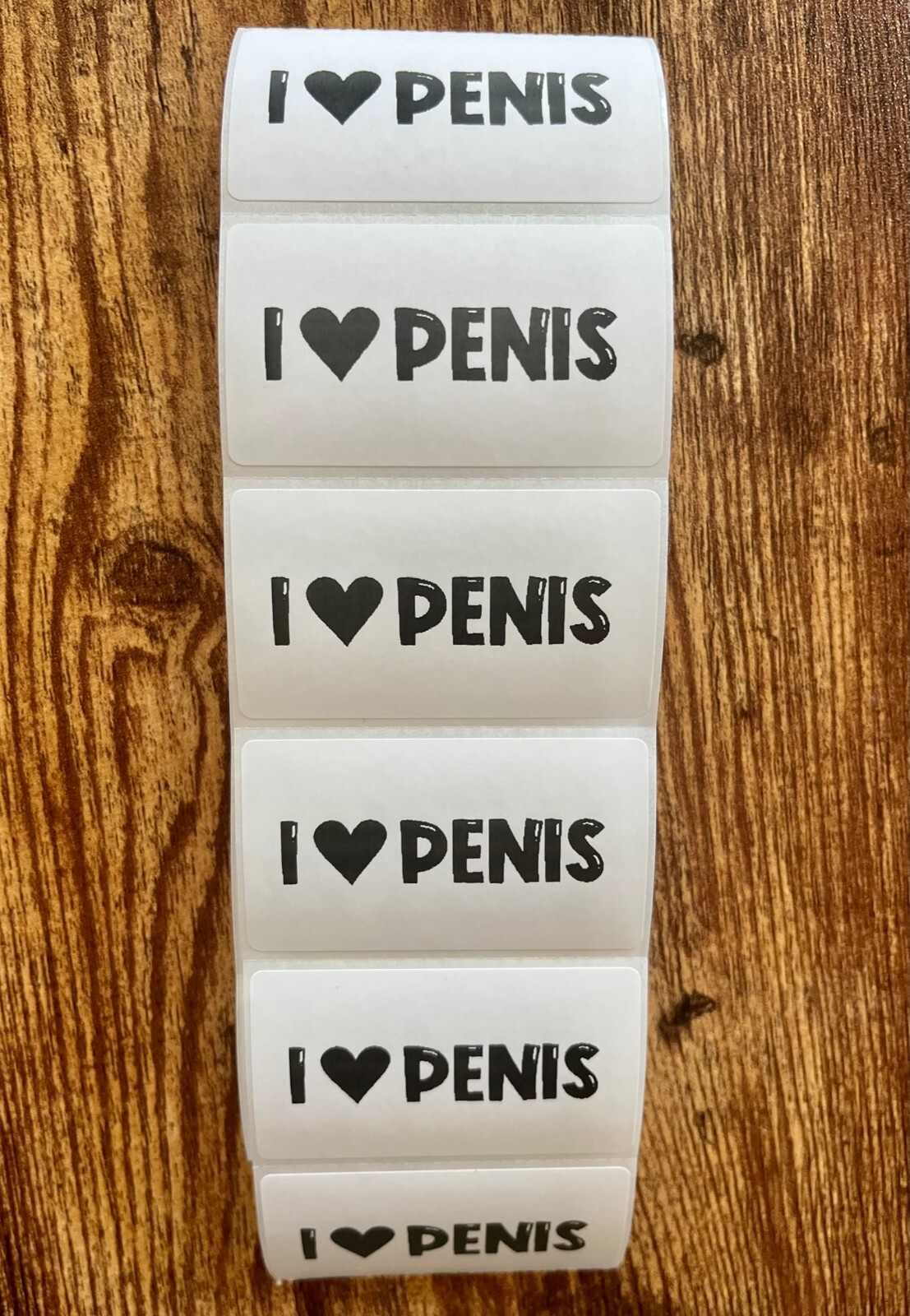 I LOVE PENIS Gay Funny Prank Gag Joke Statement 25+ PCS