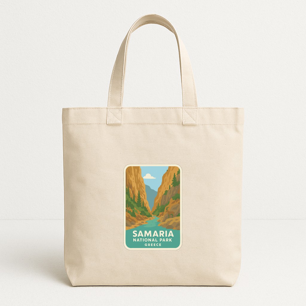 Samaria Greece Iron On Heat Transfer Vinyl HTV Die-Cut World National Parks