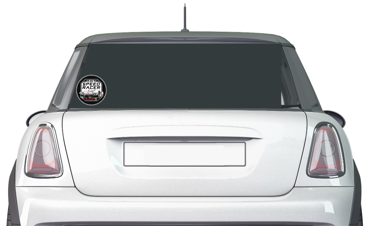 Speed Racer (1967) – 4" Handmade Vinyl Decal Sticker Car Truck Laptop Cooler 26