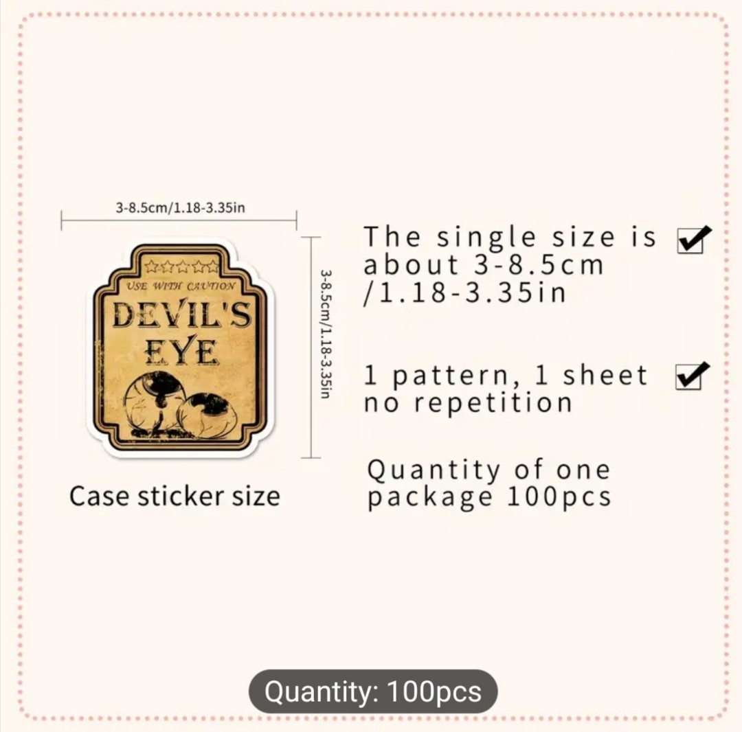10 PCS Vintage Potion Labels Stickers BRAND NEW Version B