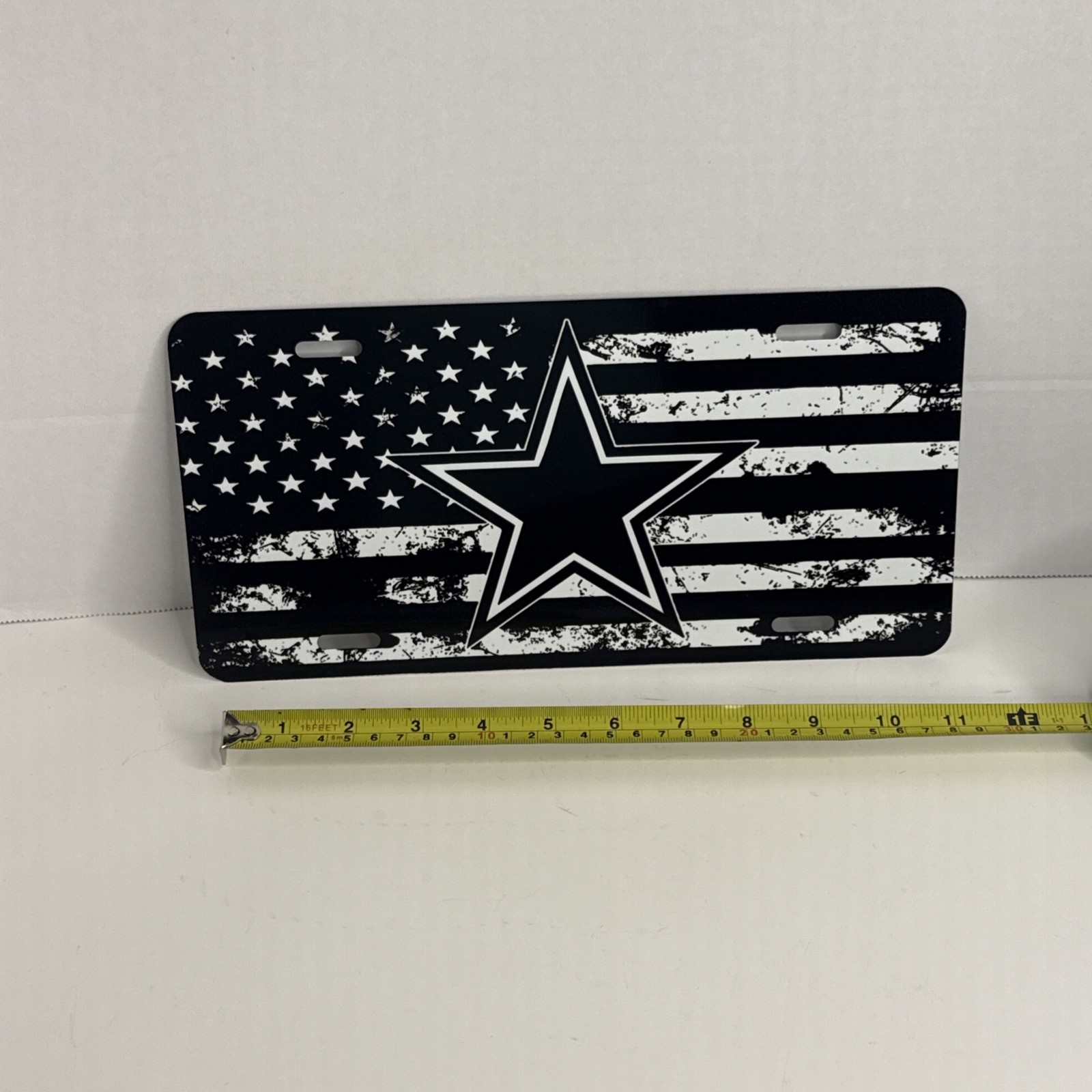 American flag License plate auto car bike wall sign mancave gift ideas