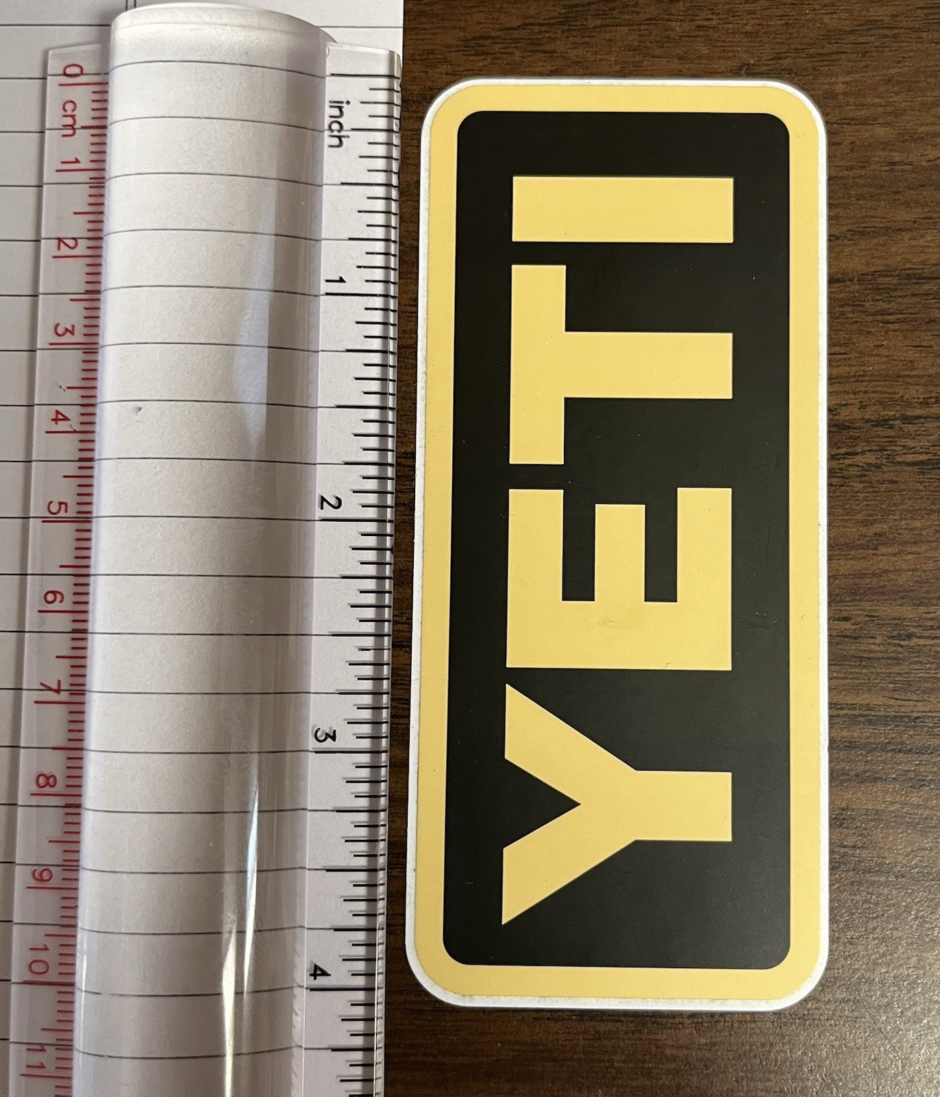 Yeti Decal Stickers Lot Of 5. 4"x1.75"