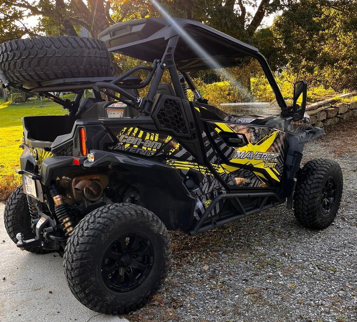 Decal Kit for SSV Can-Am Maverick Sport – Yellow X