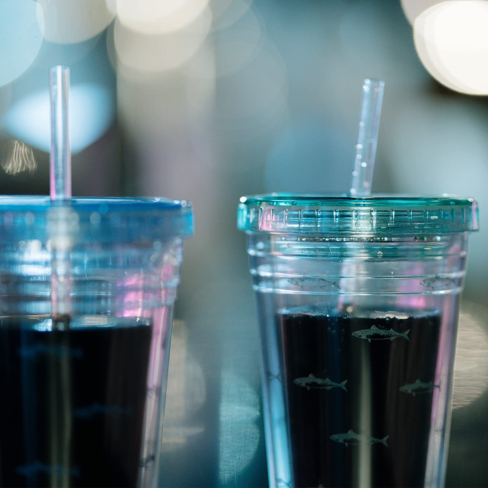 [400 Pcs] Clear Individually Wrapped Disposable Plastic Straws for 16 oz Cups…